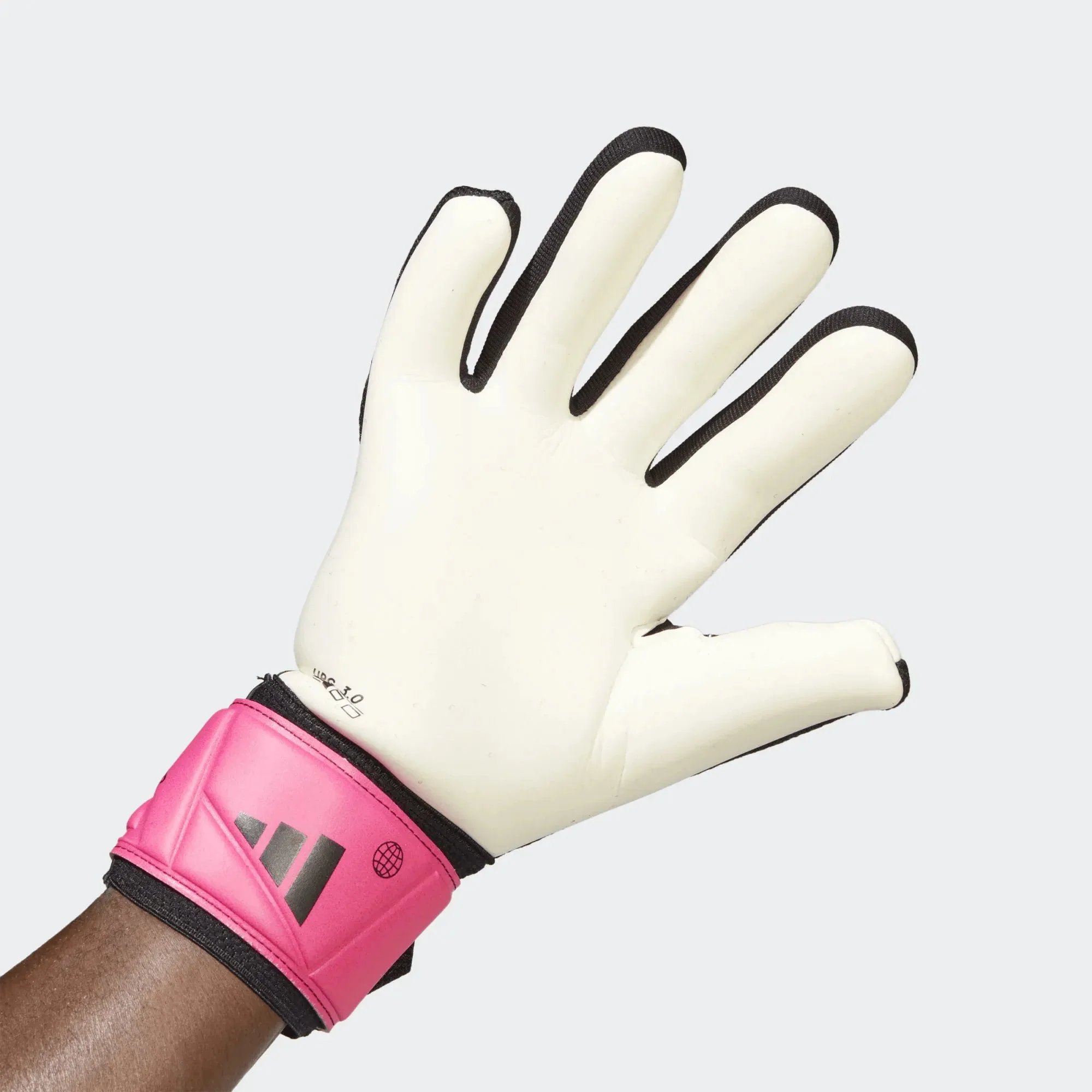 adidas Predator League Goalkeeper Gloves - Black-White-Pink - Image 4