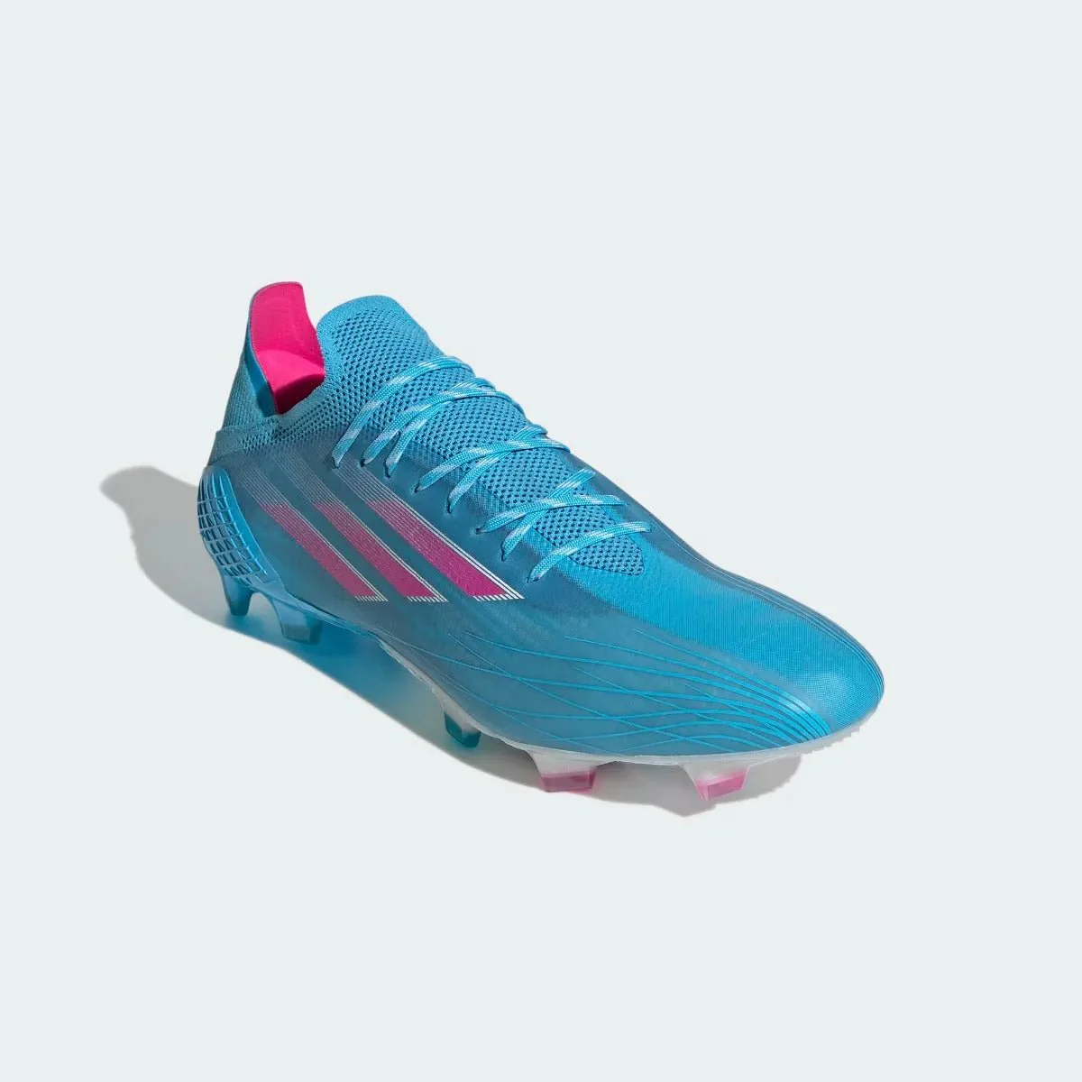 Adidas X Speedflow .1 FG - Sky Rush-Shock Pink - Image 3