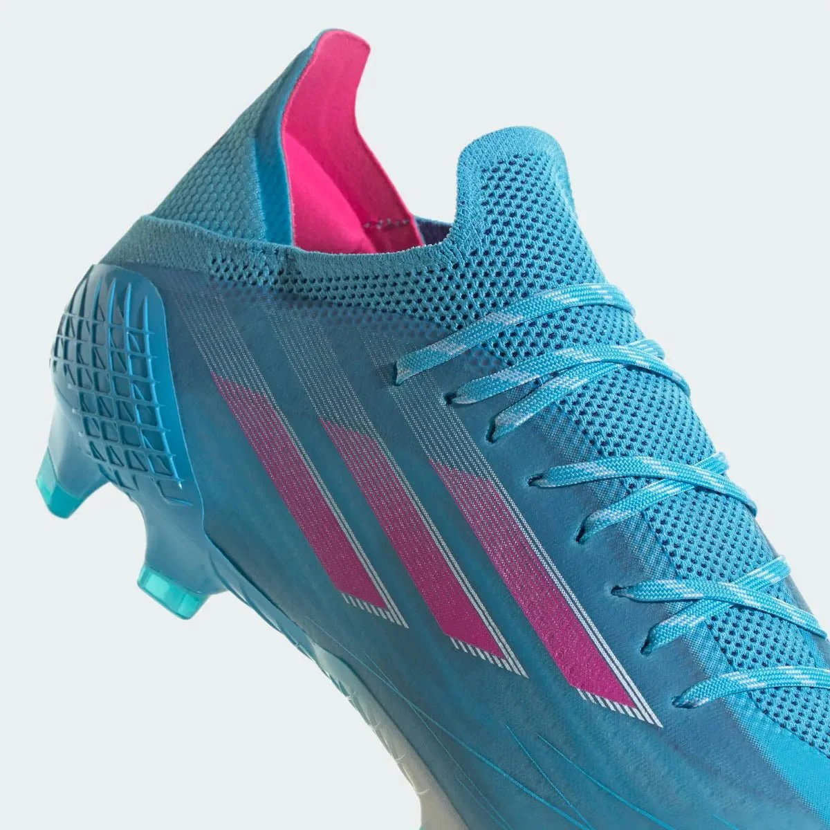 Adidas X Speedflow .1 FG - Sky Rush-Shock Pink - Image 7
