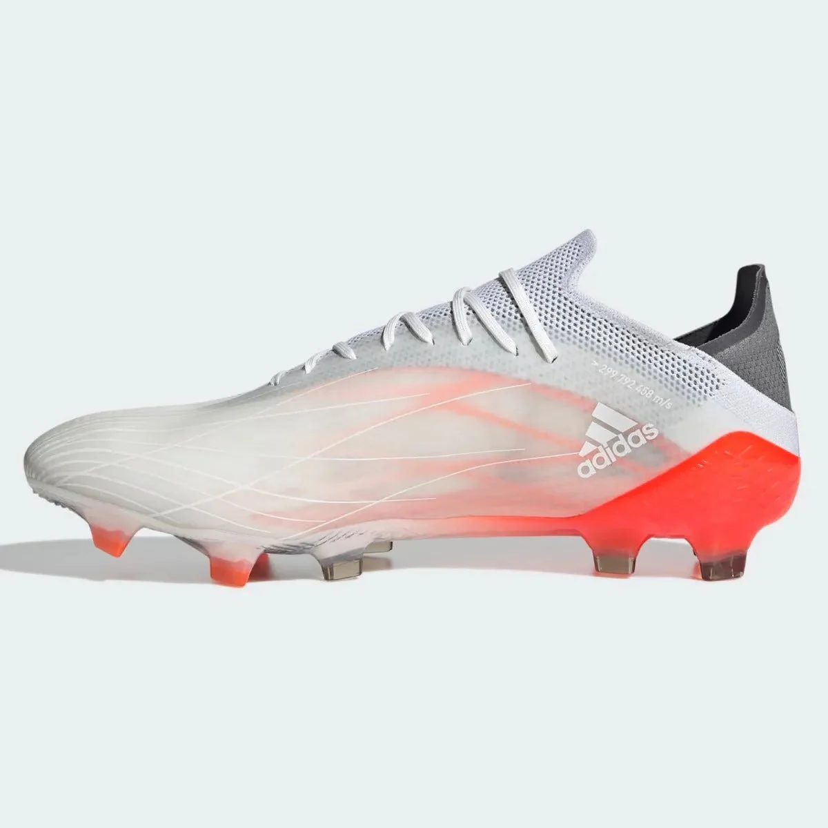 Adidas X Speedflow .1 FG - White-Iron Metallic - Image 2