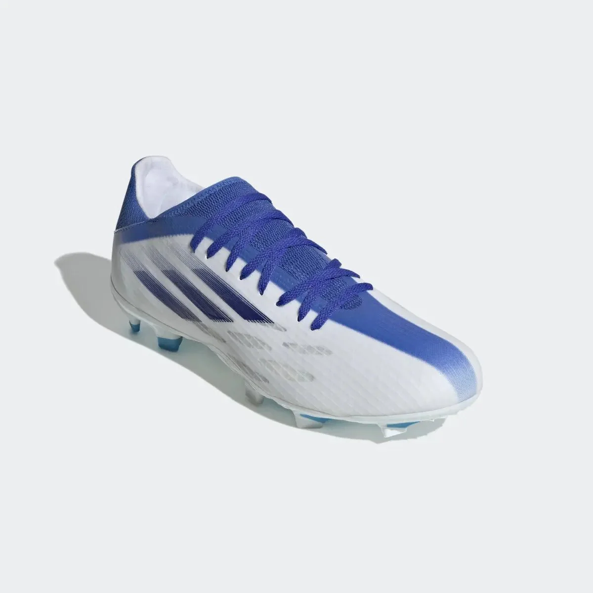 adidas X Speedflow .3 FG - White-Indigo-Hi Res Blue - Image 3