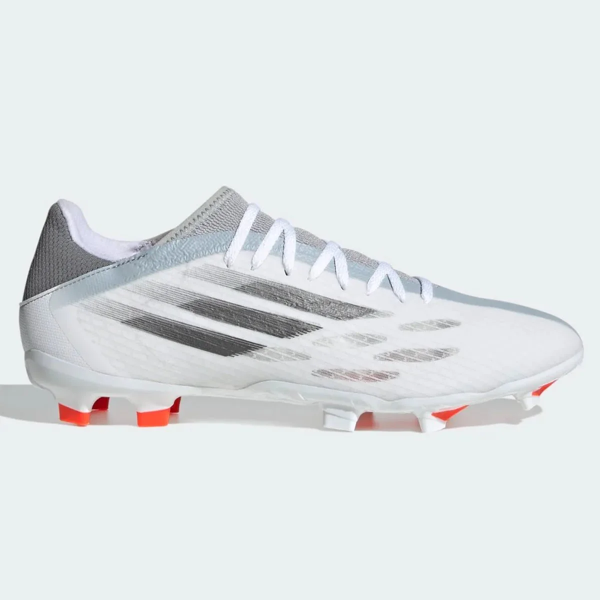 Adidas X Speedflow .3 FG - White-Iron Metallic