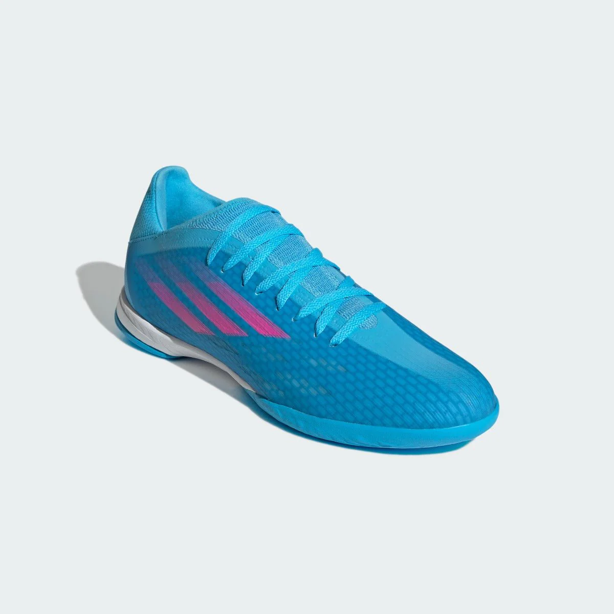 adidas X Speedflow .3 Indoor - Sky Rush-Shock Pink - Image 3
