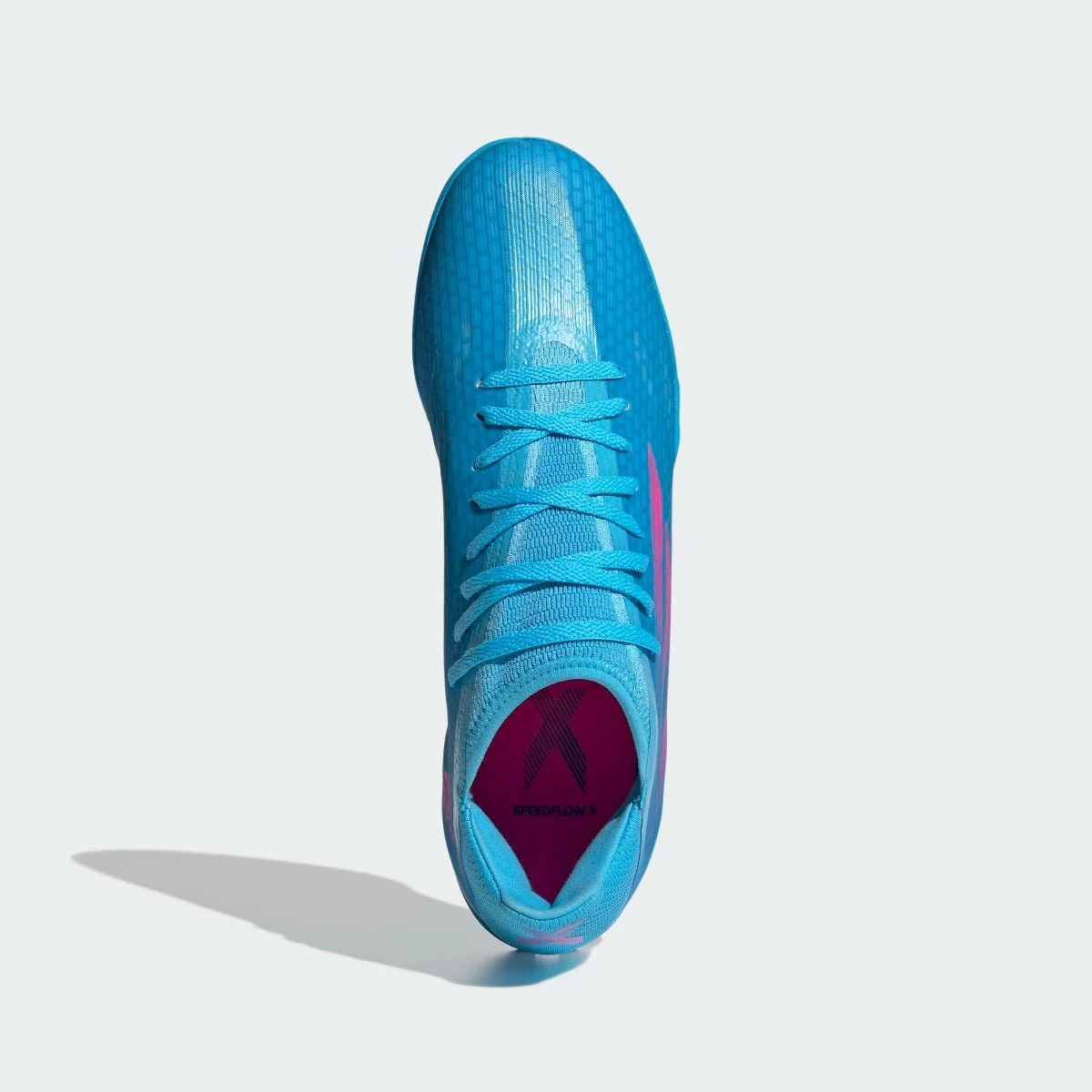 adidas X Speedflow .3 Indoor - Sky Rush-Shock Pink - Image 5