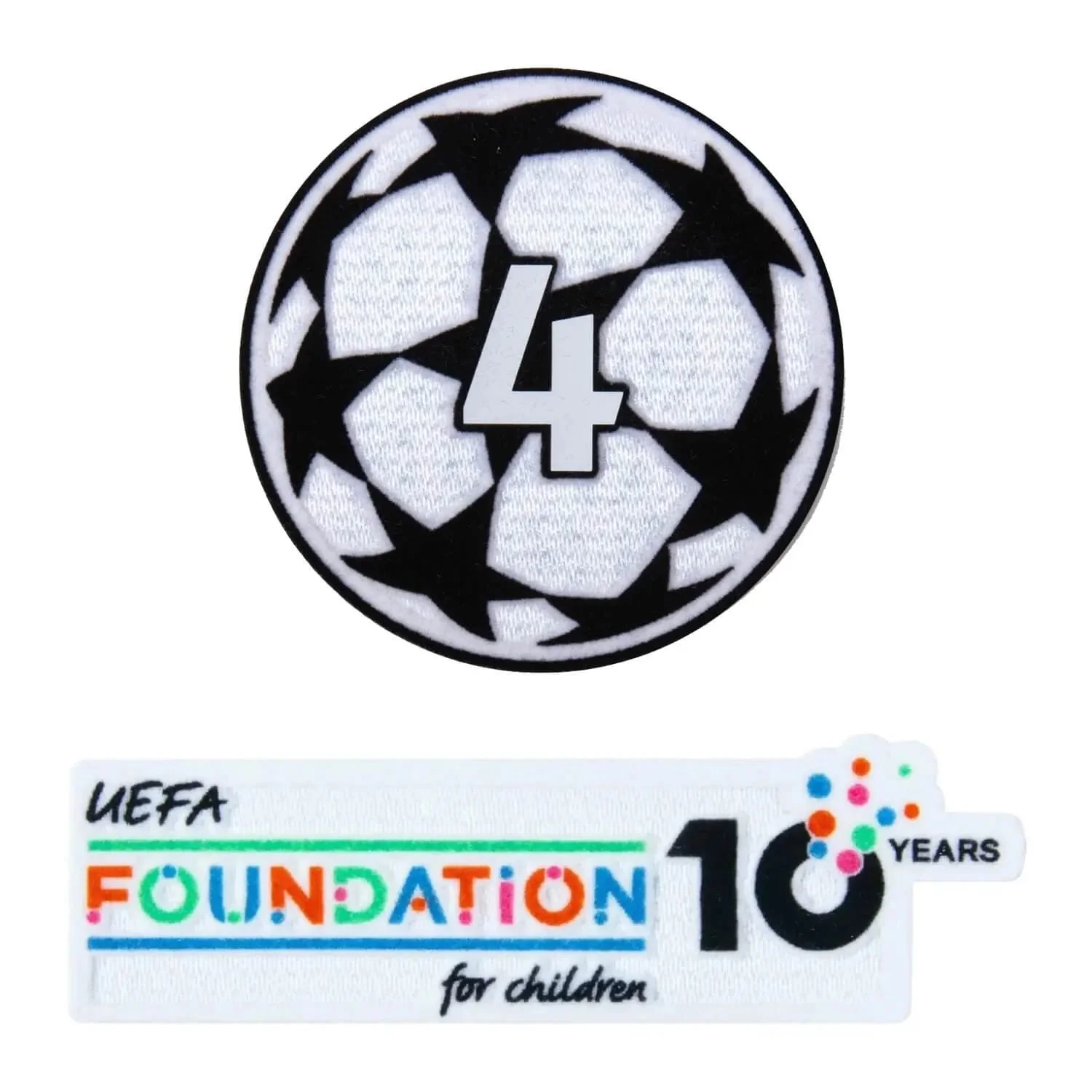 Ajax 2025- UCL Starball #4 +10th Anniversary UEFA Foundation Patch Set