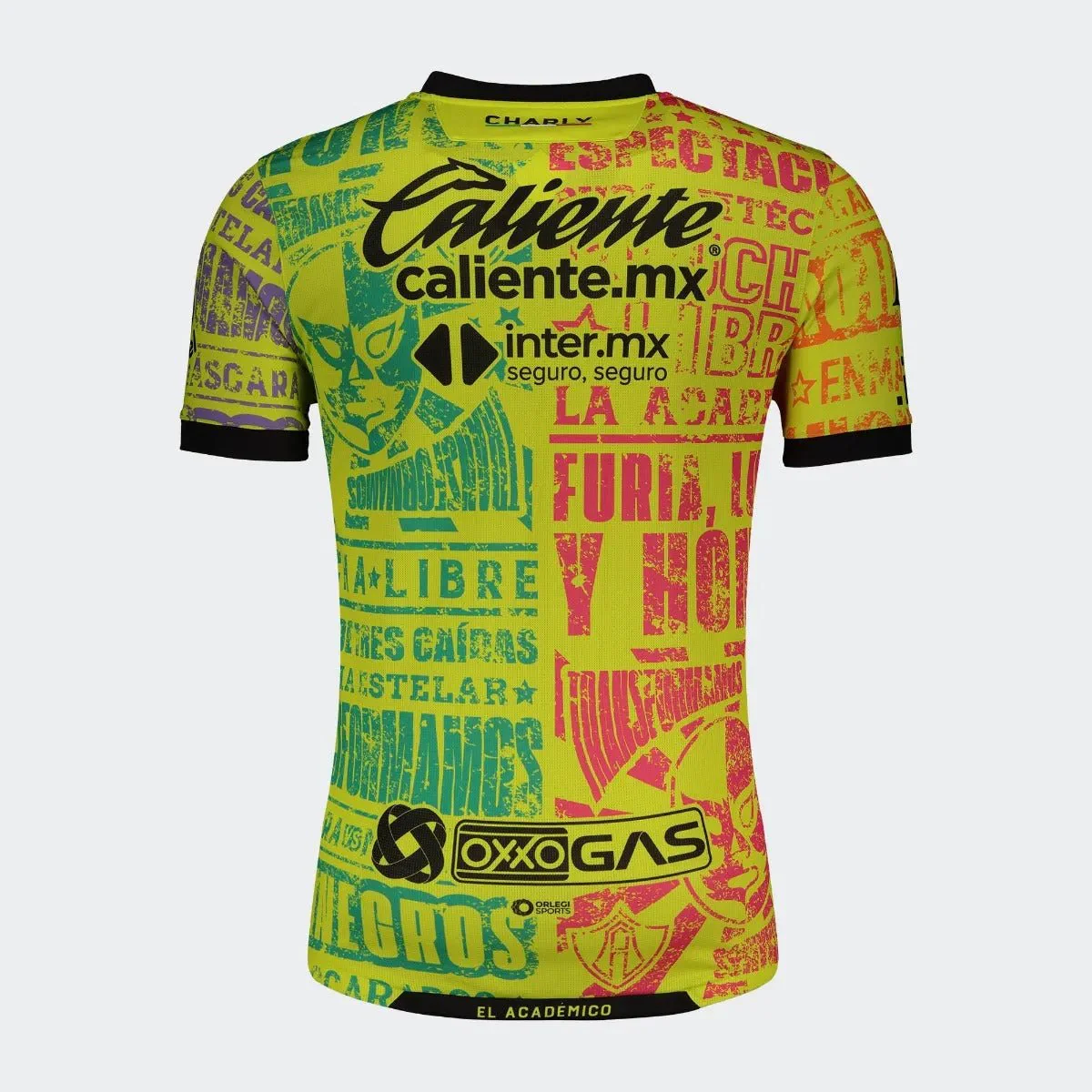 Charly 2021-22 Atlas Third Jersey - Yellow-Red-Blue - Image 2