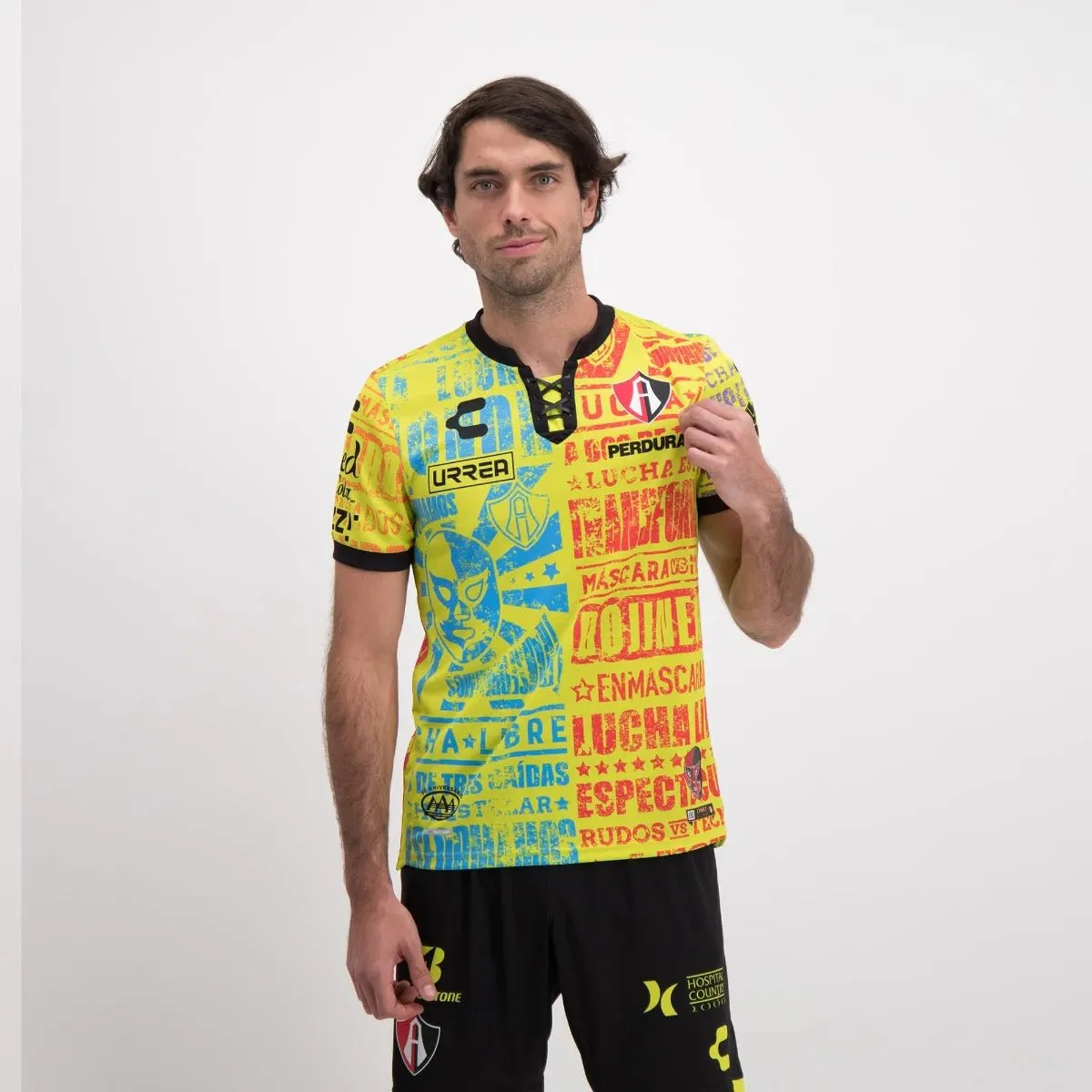 Charly 2021-22 Atlas Third Jersey - Yellow-Red-Blue - Image 3