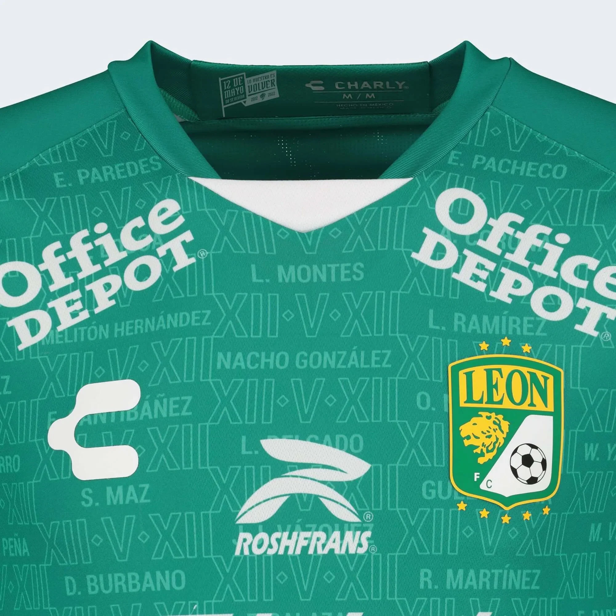 Charly 2022-23 Leon Home Long-Sleeve Jersey - Green - Image 3