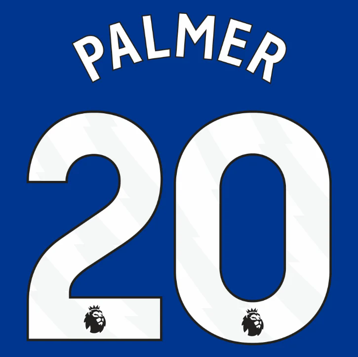 Chelsea 2023-Home Palmer #20  Official Name Set-White