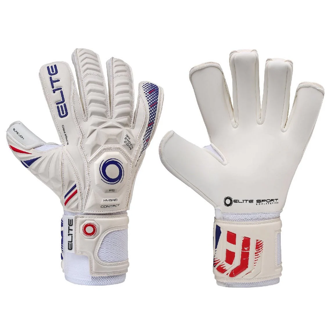 Elite Sport Lion 5FS Goalkeeper Glove - White