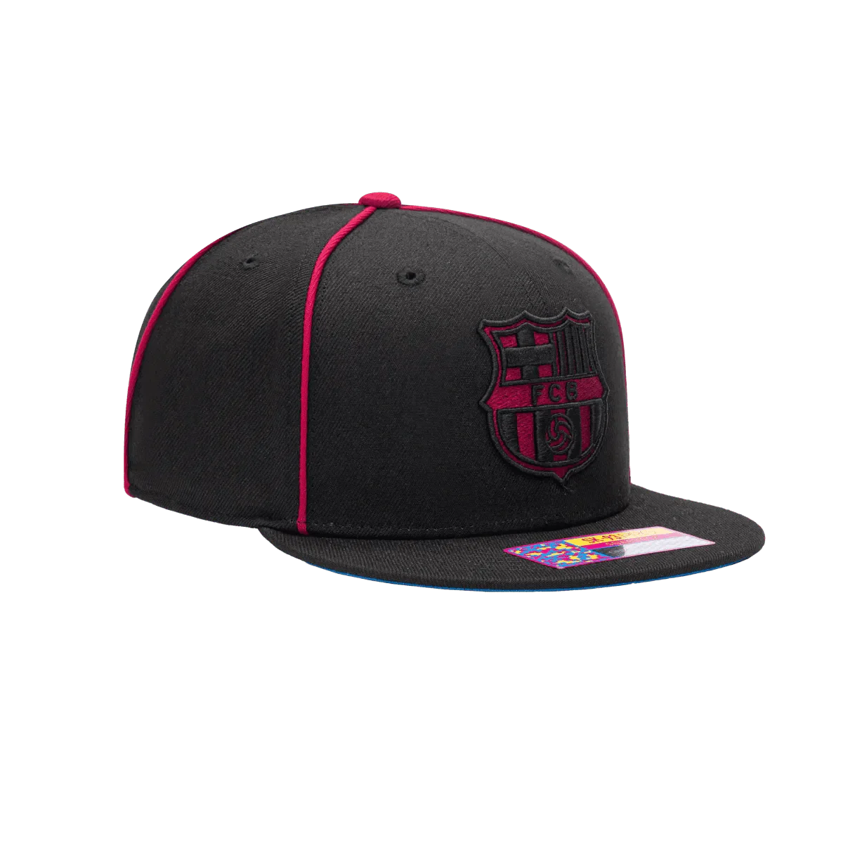 Fan Ink Collection Barcelona Cali Night Snapback Hat - Black - Image 4