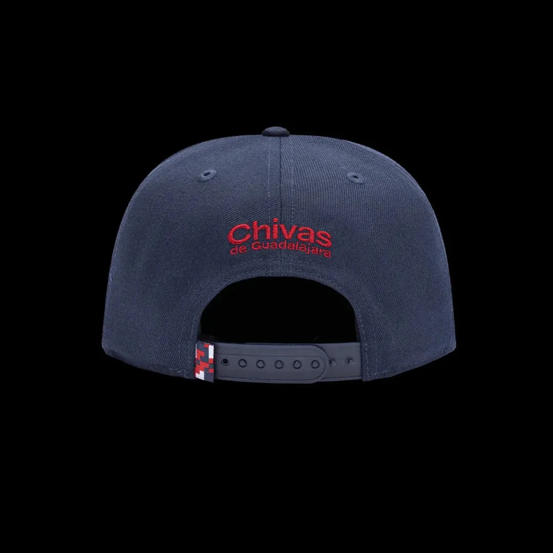 Fan Ink Collection Chivas Eclipse Snapback Hat - Navy - Image 2