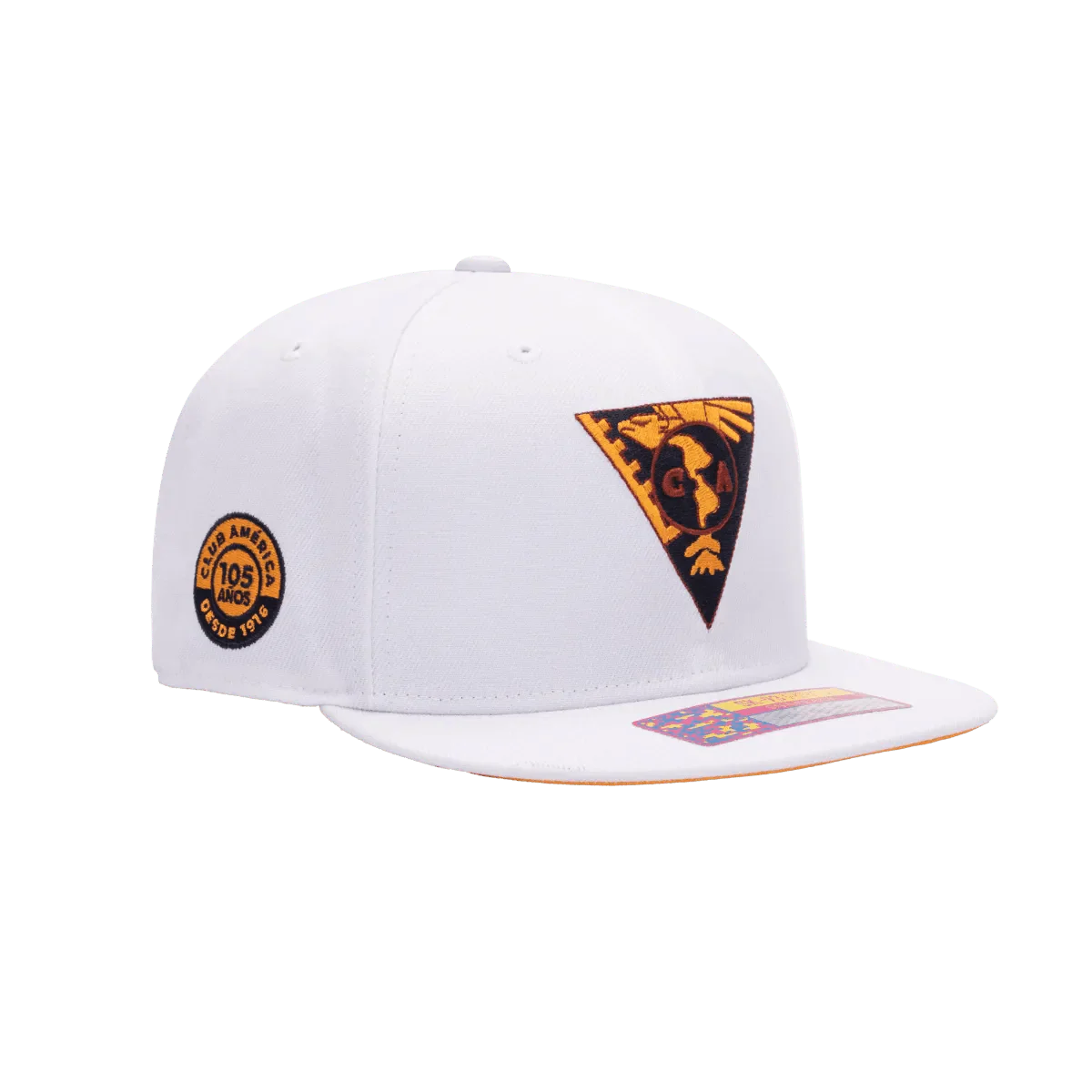 Fan Ink Collection Club America 105TH Anniversary Retro Snapback - White - Image 4