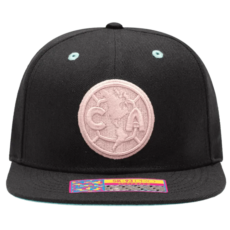 Fan Ink Collection Club America Ice Cream Snapback Hat - Black