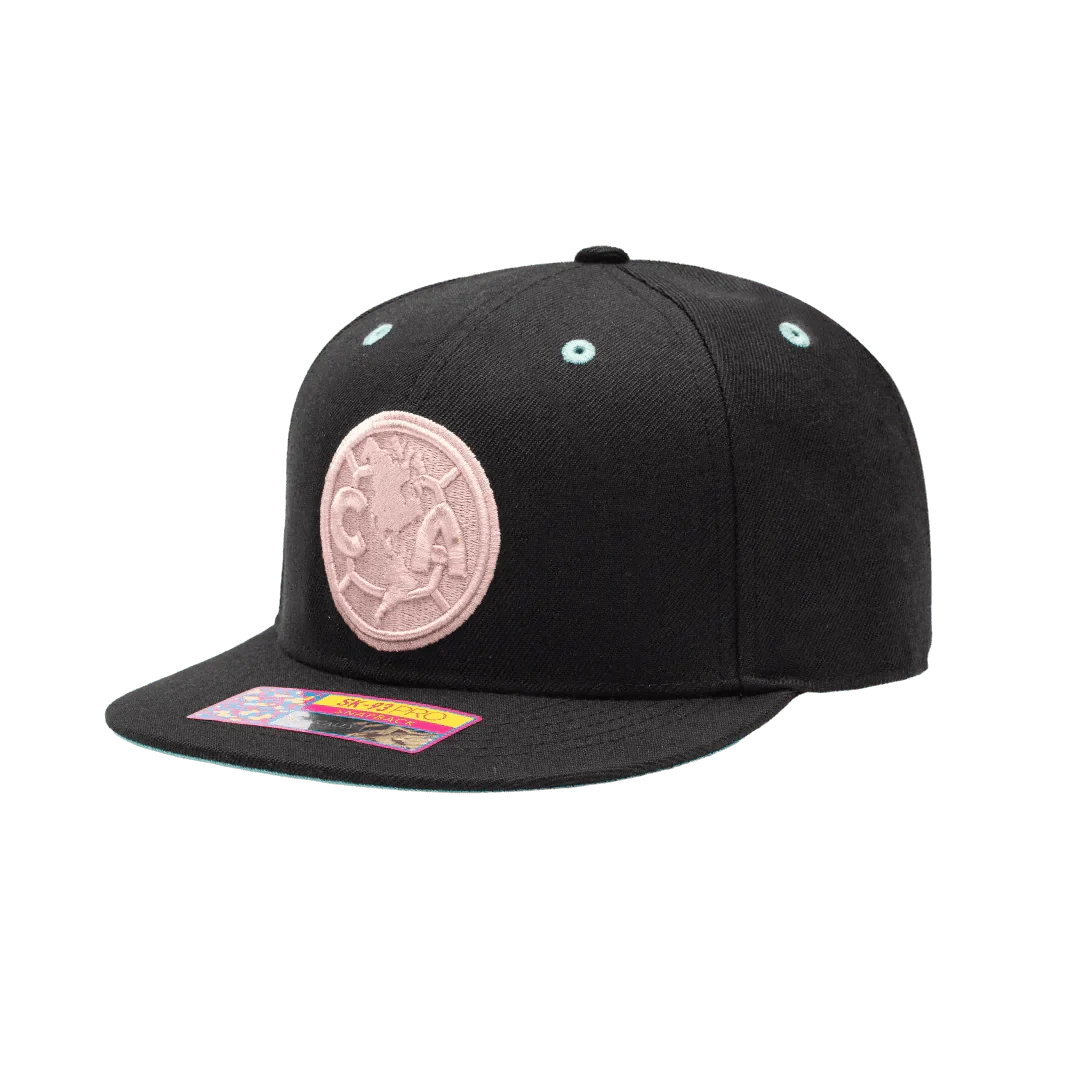 Fan Ink Collection Club America Ice Cream Snapback Hat - Black - Image 2