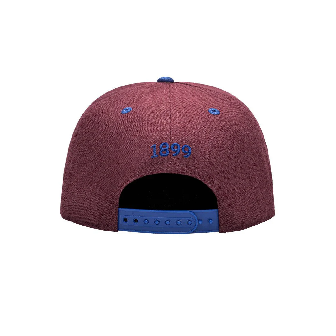 Fan Ink Collection FC Barcelona Tape Snapback Hat - Cardinal - Image 2