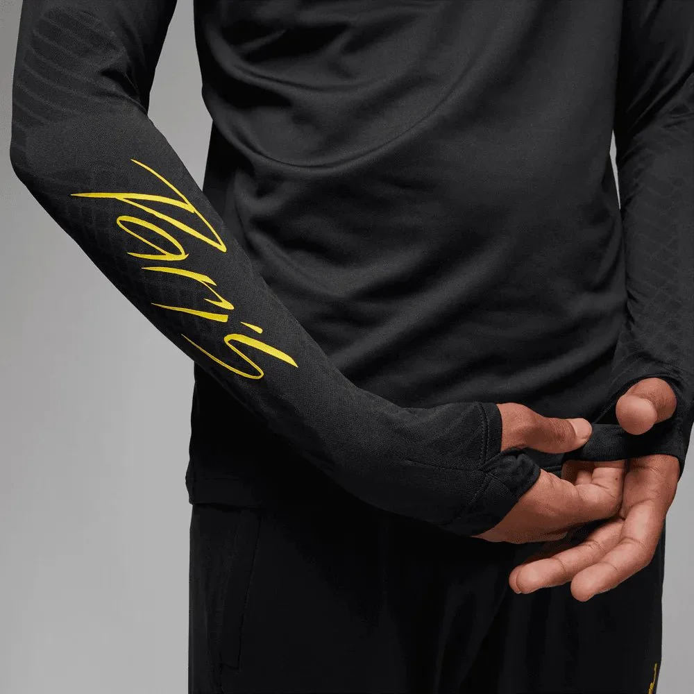 Jordan 2023 PSG Strike Drill Top - Black-Yellow - Image 6