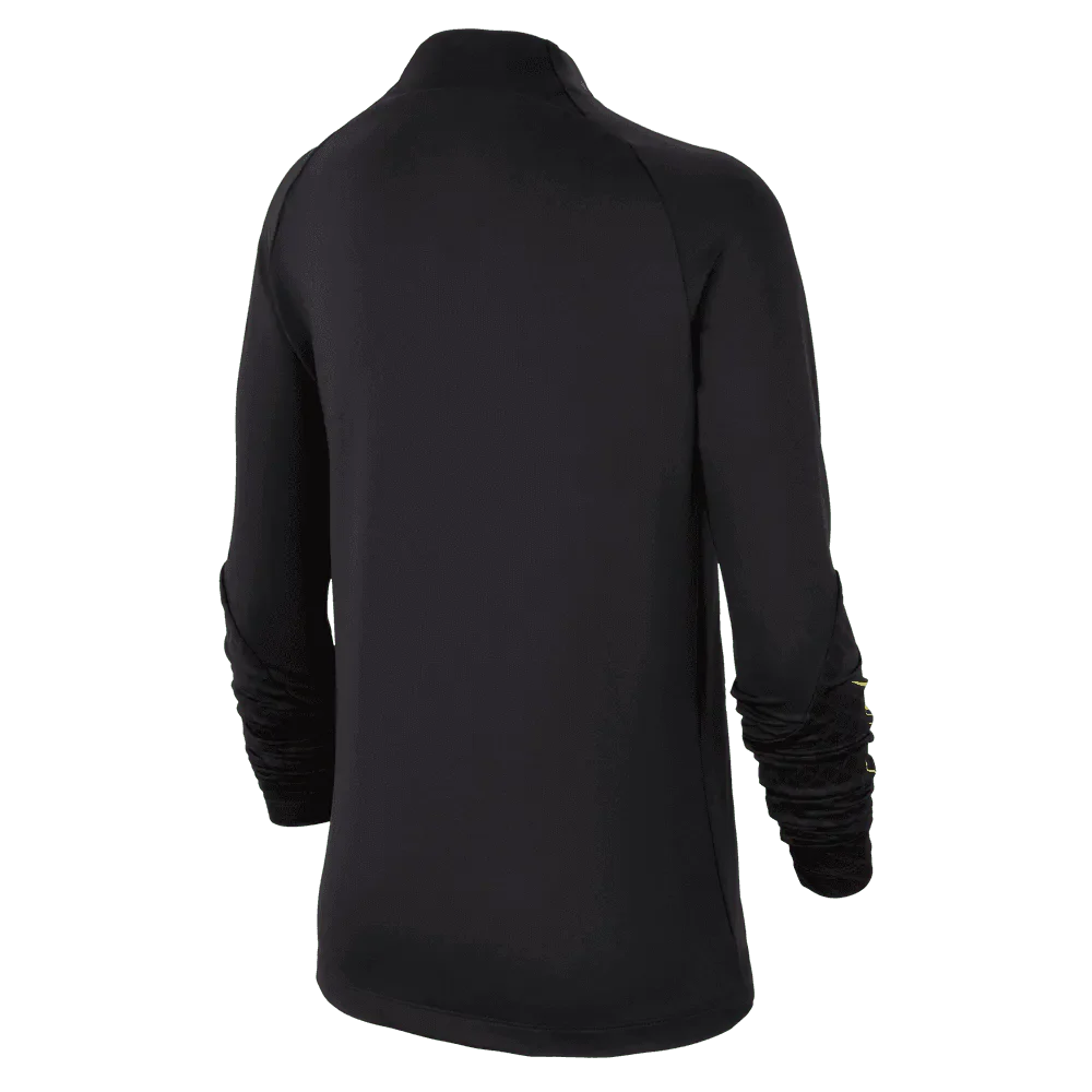 Jordan 2023 Youth PSG Strike Drill Top - Black - Yellow - Image 2