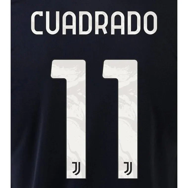 Juventus 2021/22 Away Cuadrado #11 Jersey Name Set