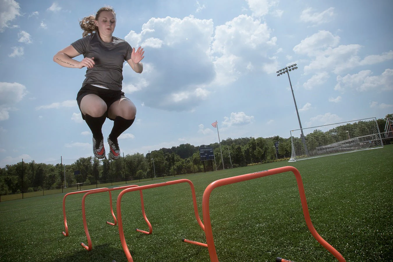 Kwik Goal 15" Speed Hurdles Single (Orange) - Image 3