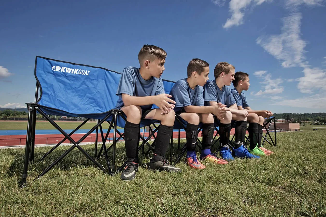 Kwik Goal 6-Seat Kwik Bench - Blue - Image 2