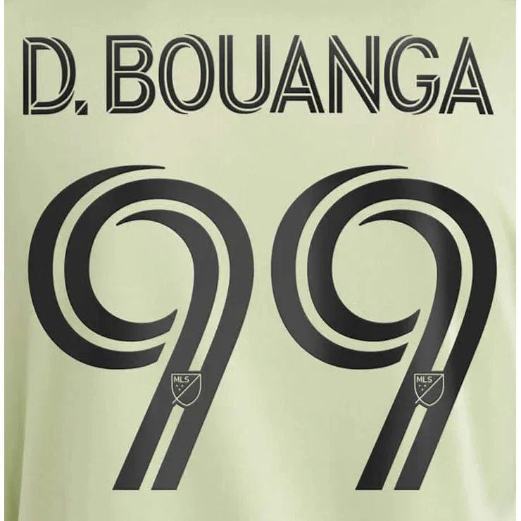 LAFC 2023-24 Away D. Bouanga #99 Jersey Name Set