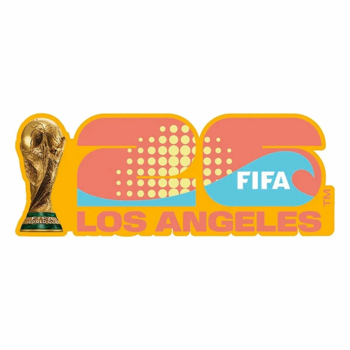 Logo Brands 2026 FIFA World Cup Los Angeles Host City Pin