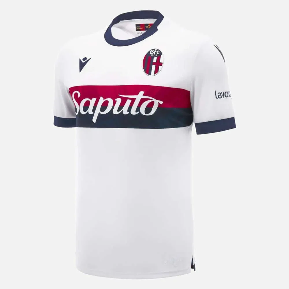 Macron 2024-25 Bologna Men's Authentic Away Jersey