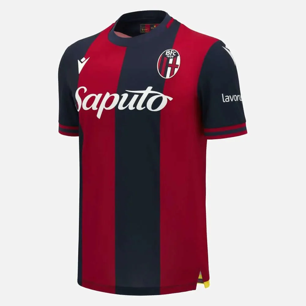 Macron 2024-25 Bologna Men's Authentic Home Jersey