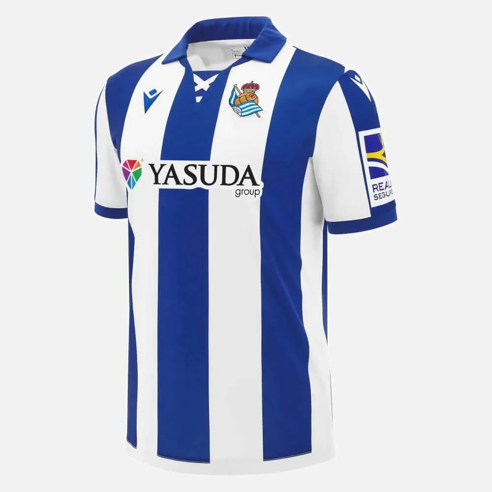 Macron 2024-25 Real Sociedad Men's Authentic Home Jersey
