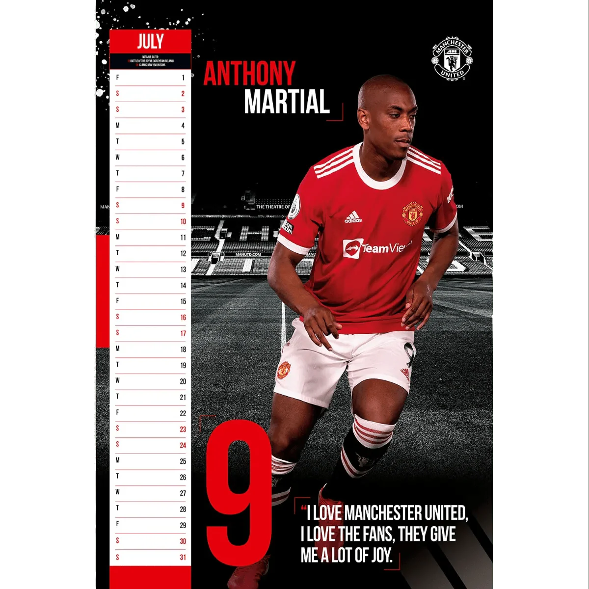 Manchester United 2022 Official Calendar - Image 4