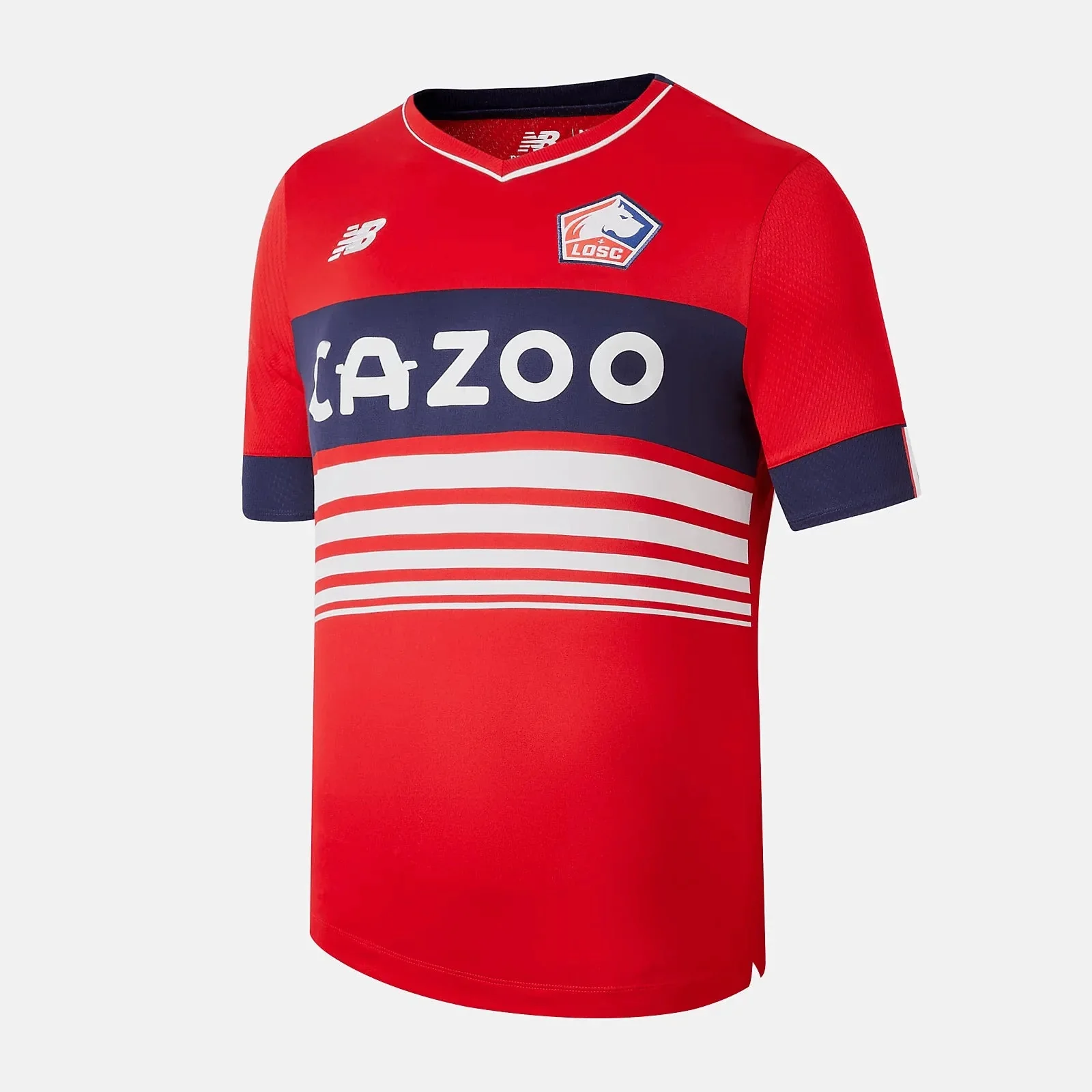 New Balance 2022-23 Lille OSC Home Jersey - Red