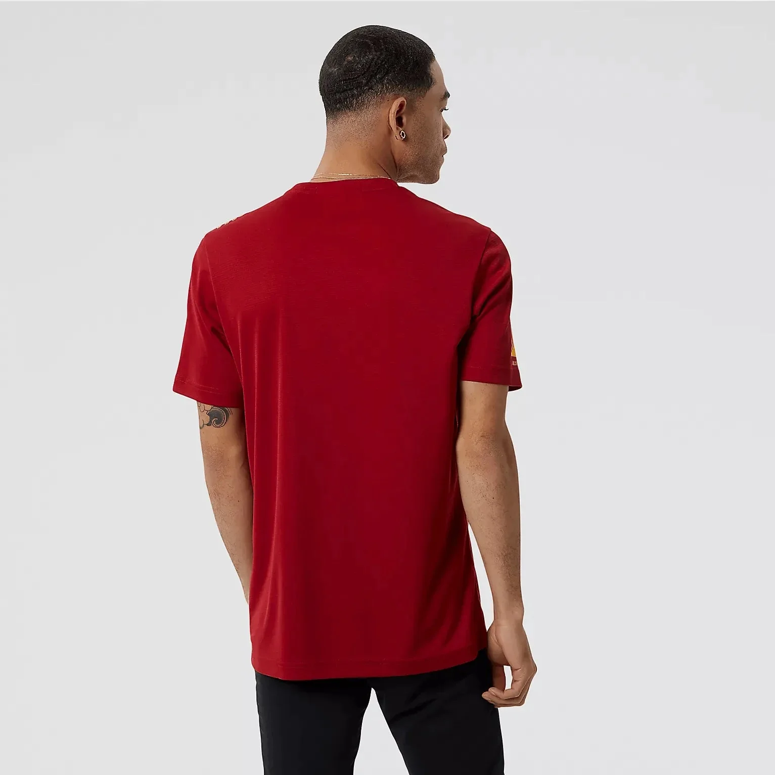 New Balance 2022-23 Roma Pre-Match Jersey Red - Image 5