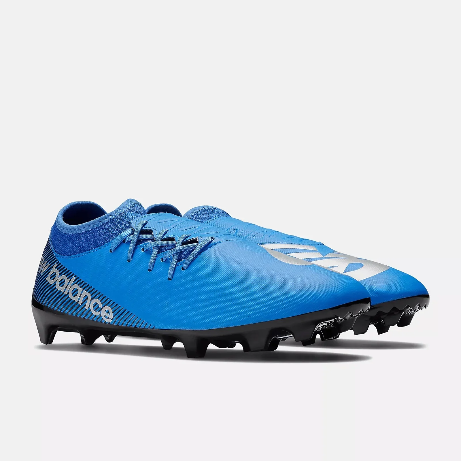 New Balance Furon v7 Destroy FG 2E Wide - Blue-Silver - Image 3