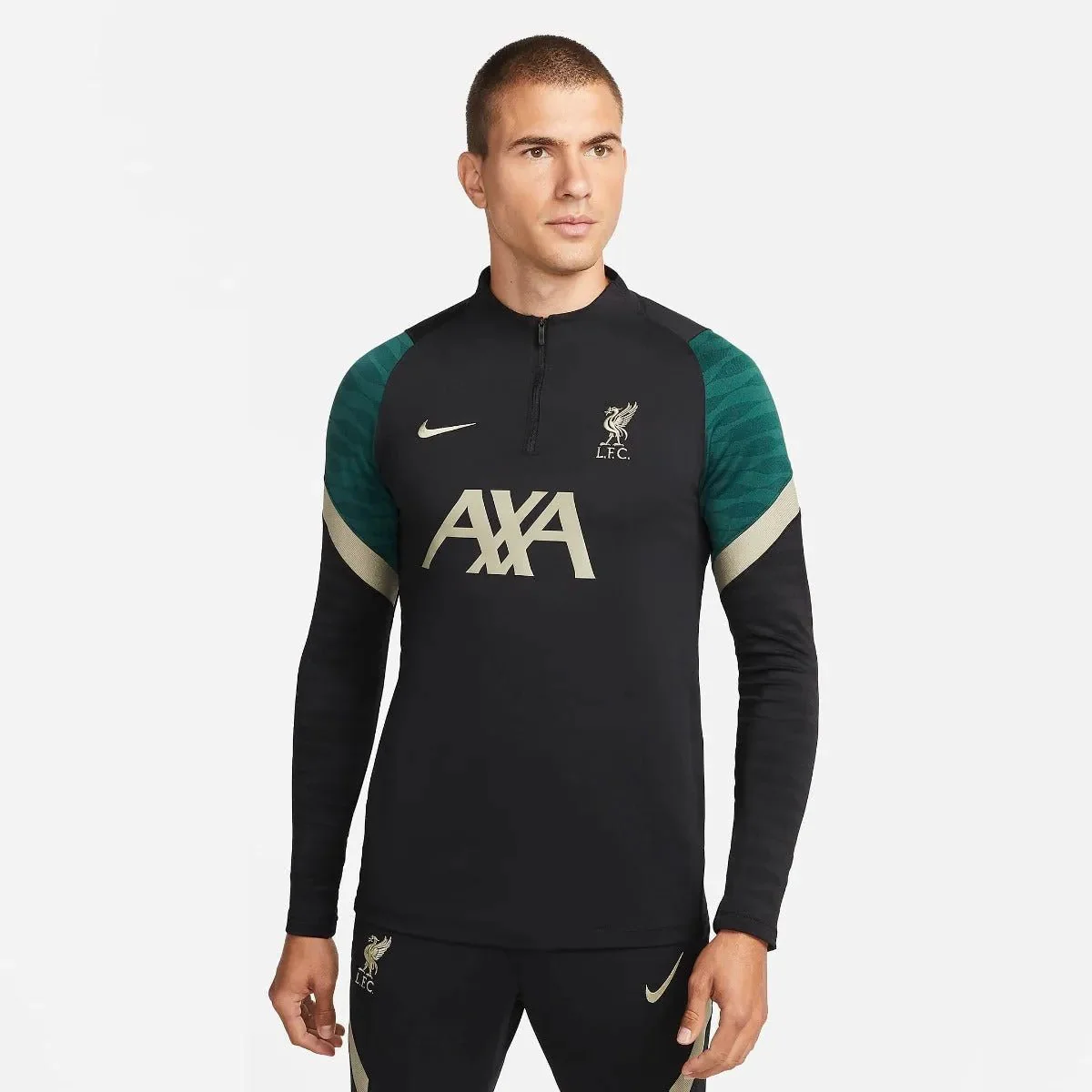 Nike 2022 Liverpool DF Strike Drill Top - Black-Mystic Stone