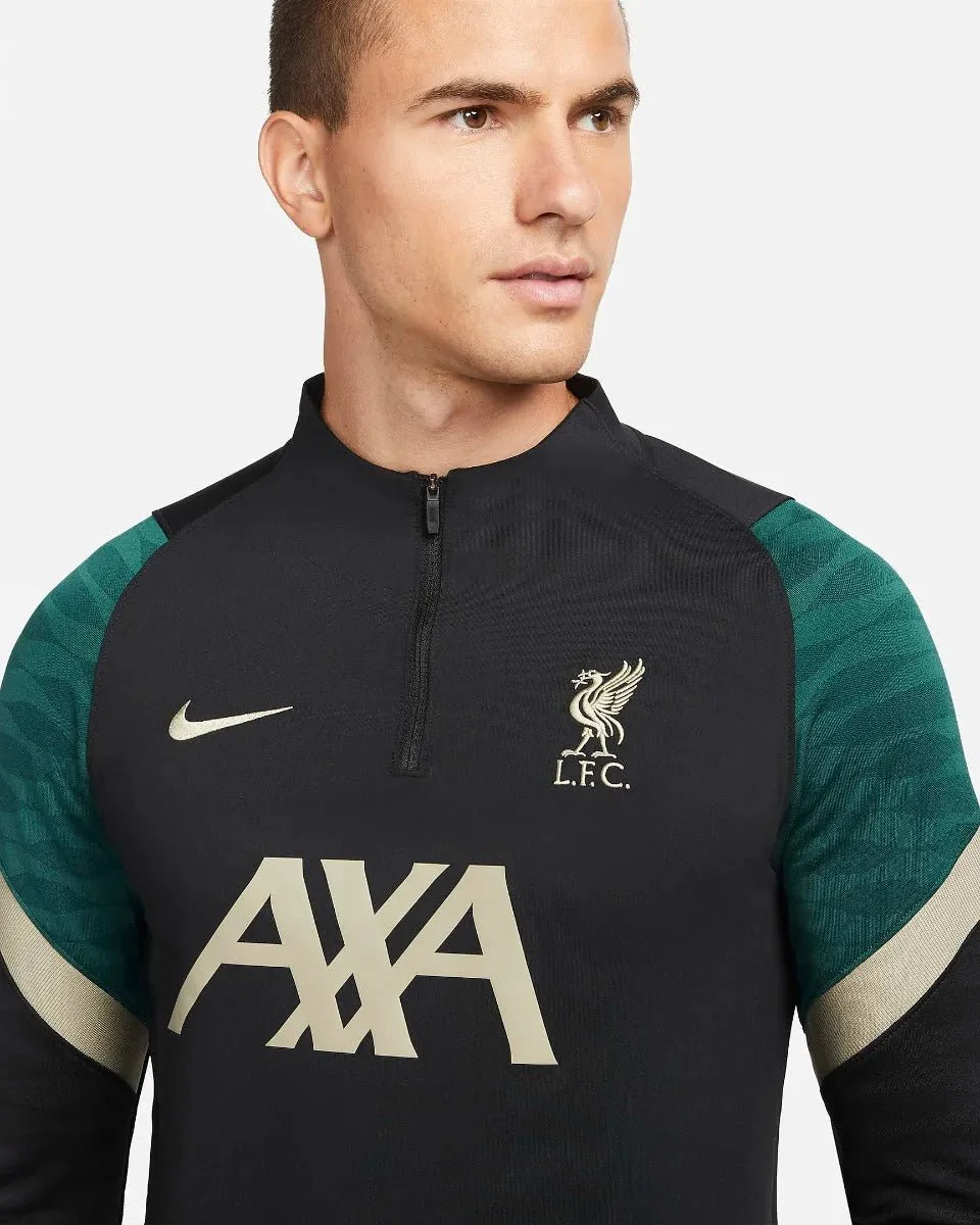 Nike 2022 Liverpool DF Strike Drill Top - Black-Mystic Stone - Image 3