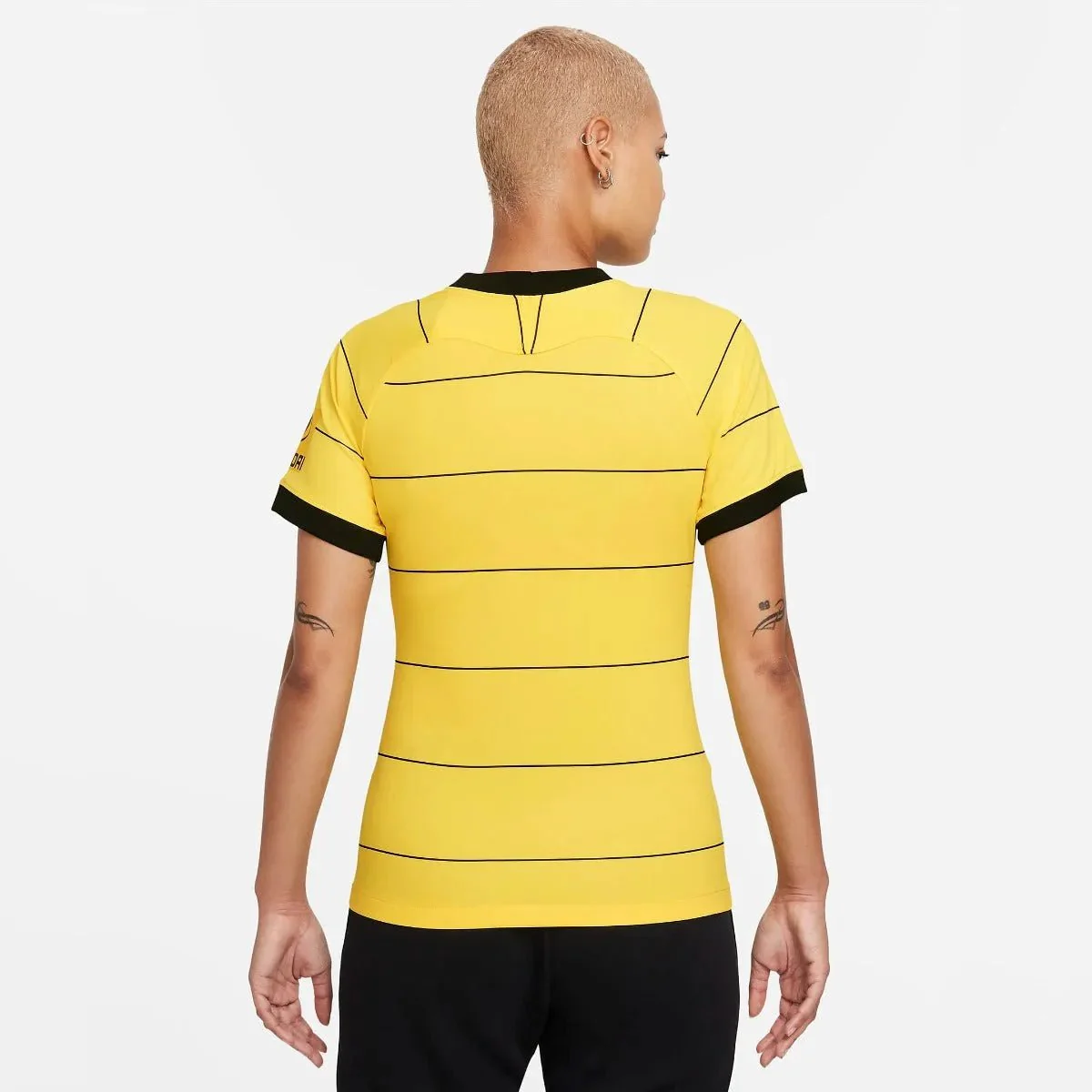 Nike 2021-22 Chelsea Women Away Jersey - Yellow - Image 2