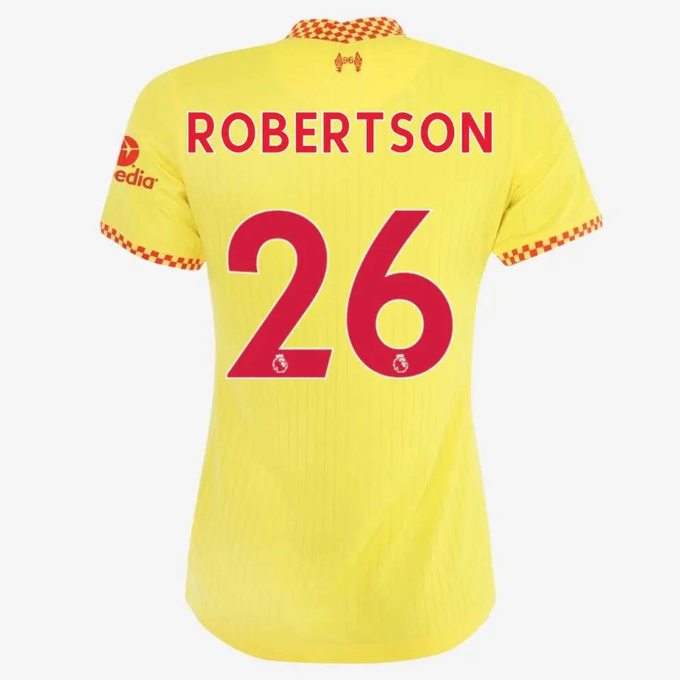 Nike 2021-22 Liverpool Third Jersey - Yellow - Image 4