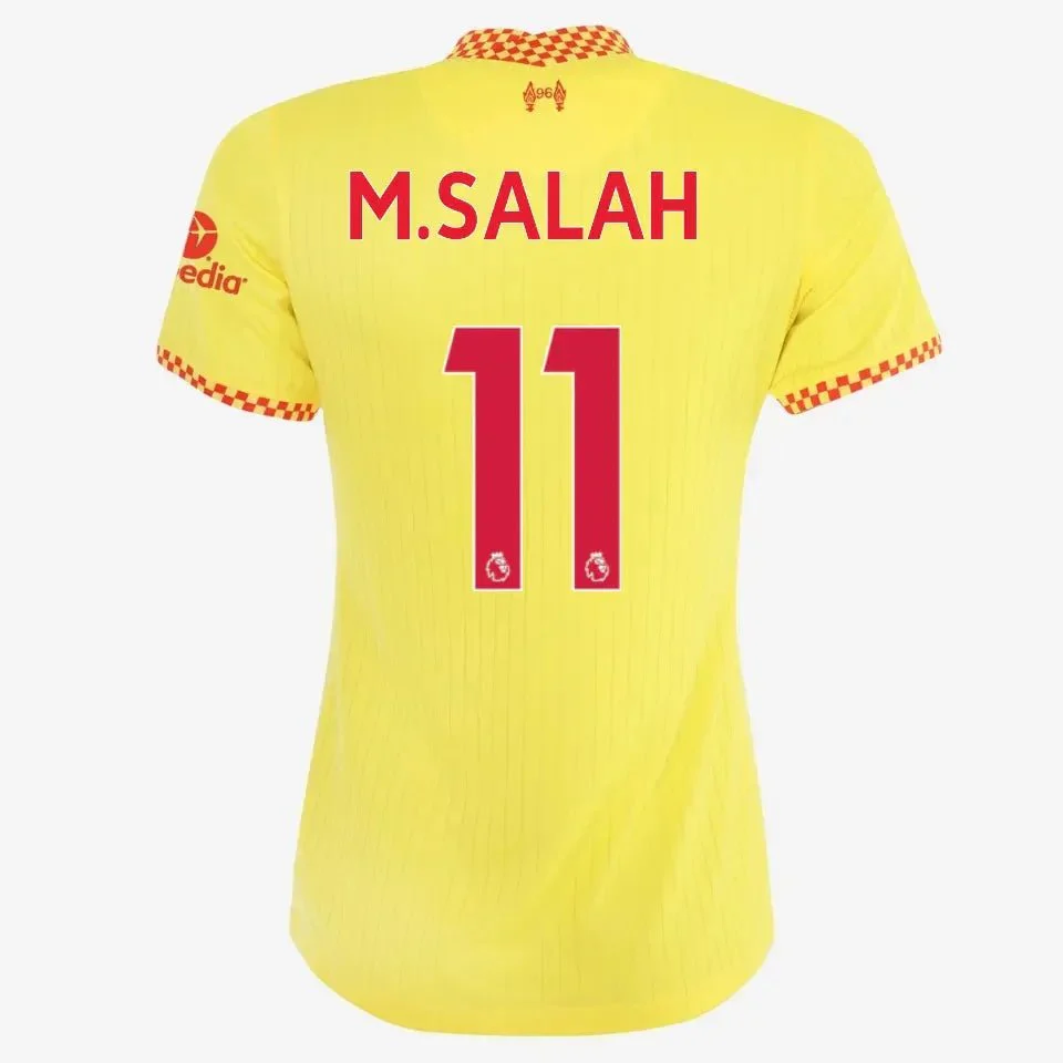 Nike 2021-22 Liverpool Youth Third Jersey - Yellow - Image 9