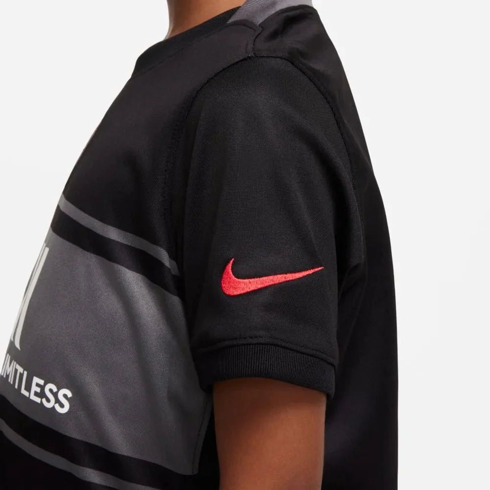 Nike 2021-22 PSG Little Kids Third Kit - Black - Image 4