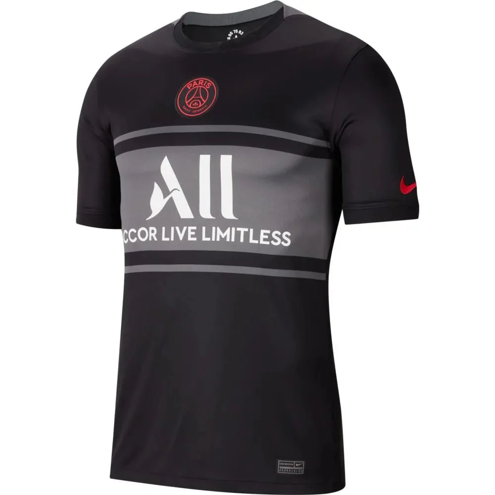 Nike 2021-22 PSG Third Jersey - Black
