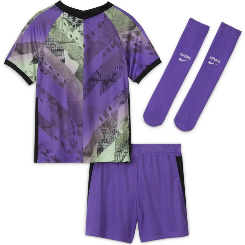 Nike 2021-22 Tottenham Little Kids Third Kit - Wild Berry - Image 2