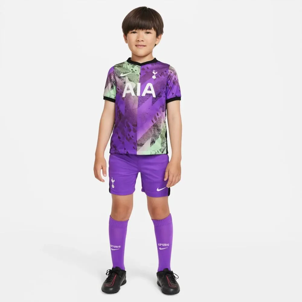 Nike 2021-22 Tottenham Little Kids Third Kit - Wild Berry - Image 3