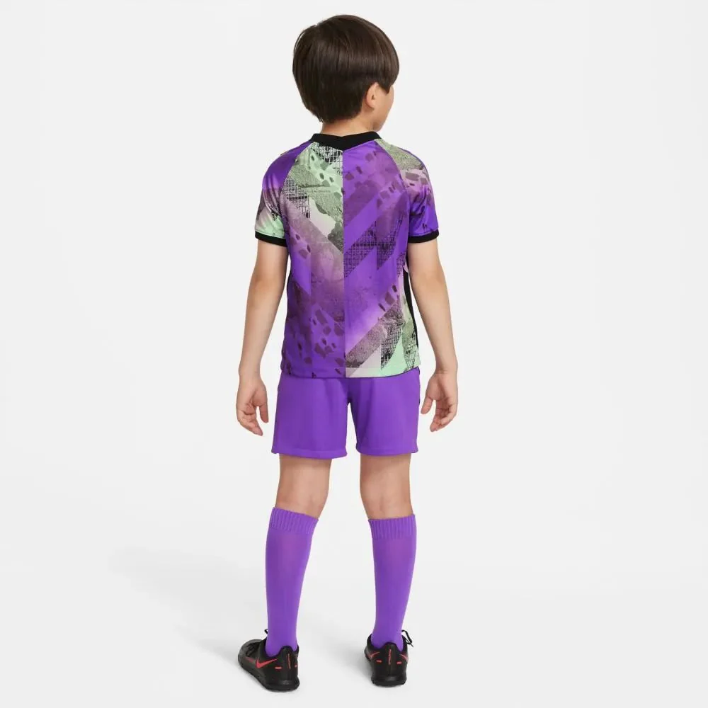 Nike 2021-22 Tottenham Little Kids Third Kit - Wild Berry - Image 4