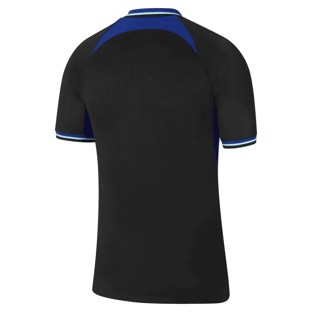 Nike 2022-23 Atletico Madrid Away Jersey - Black-Deep Royal Blue - Image 4