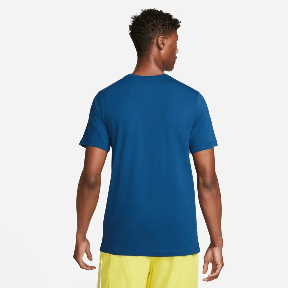 Nike 2022-23 Brazil Crest Tee - Coastal Blue - Image 2