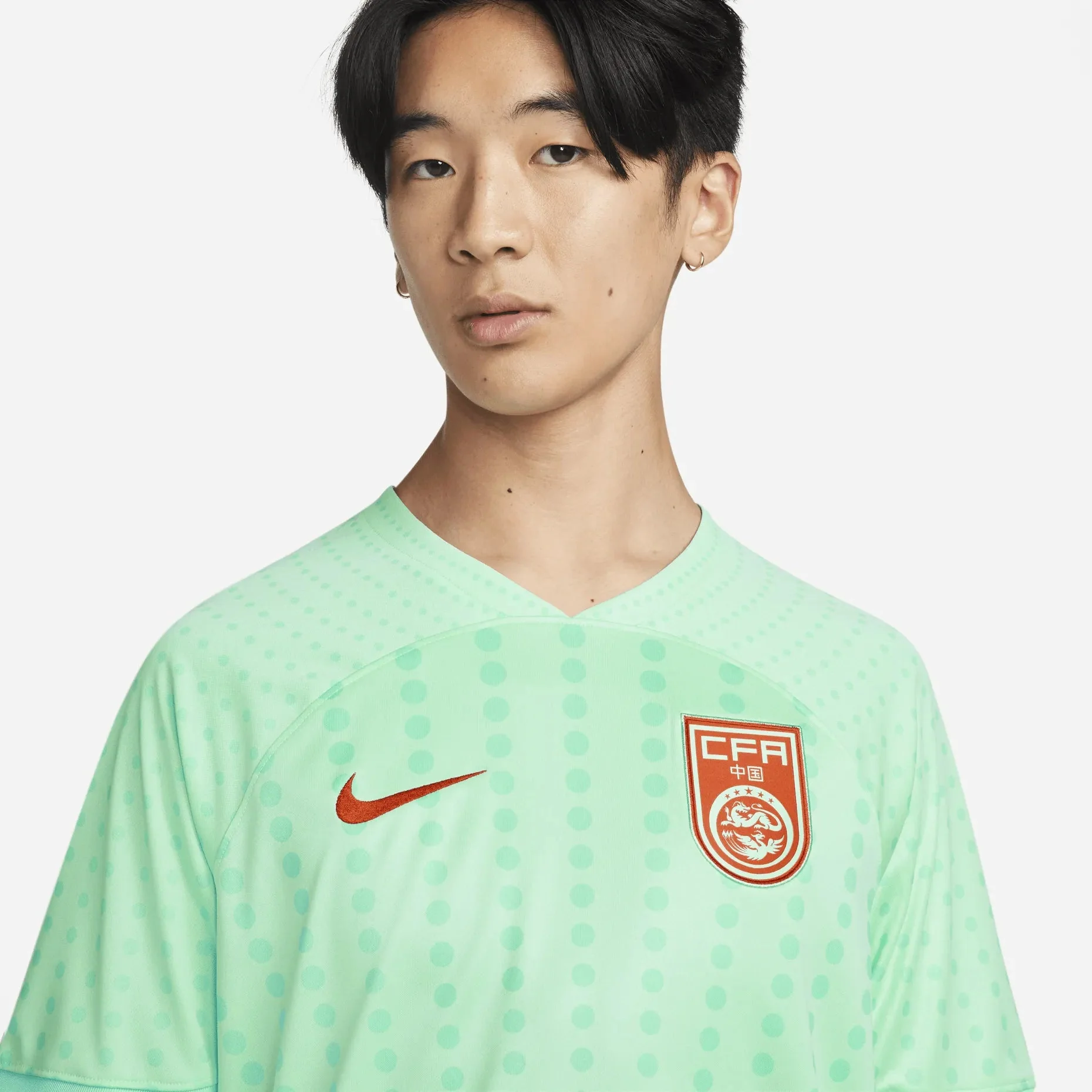 Nike 2022-23 China Away Jersey - Mint Green - Image 3