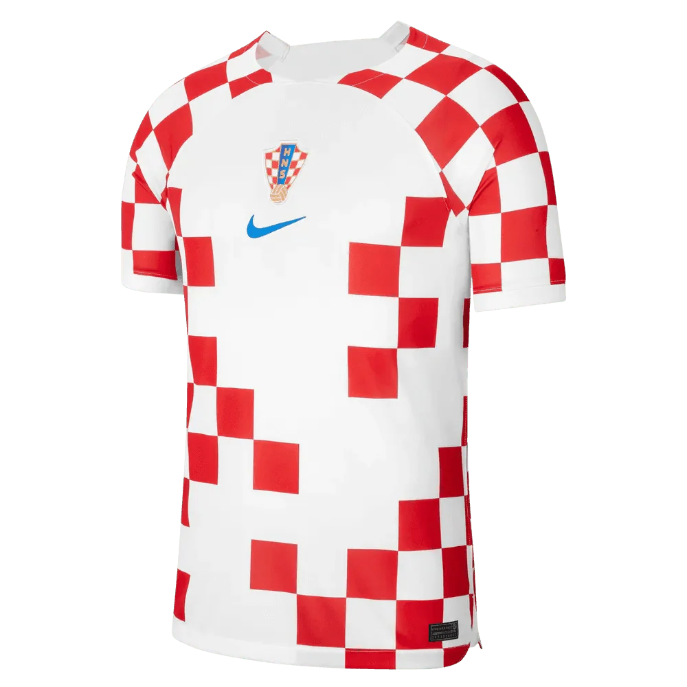 Nike 2022-23 Croatia Home Jersey White-Red-Blue - Image 2
