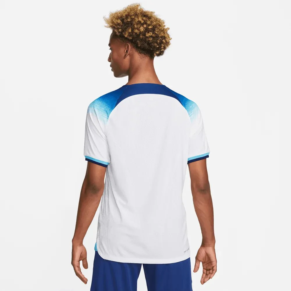 Nike 2022-23 England Authentic Home Jersey - White-Blue - Image 4