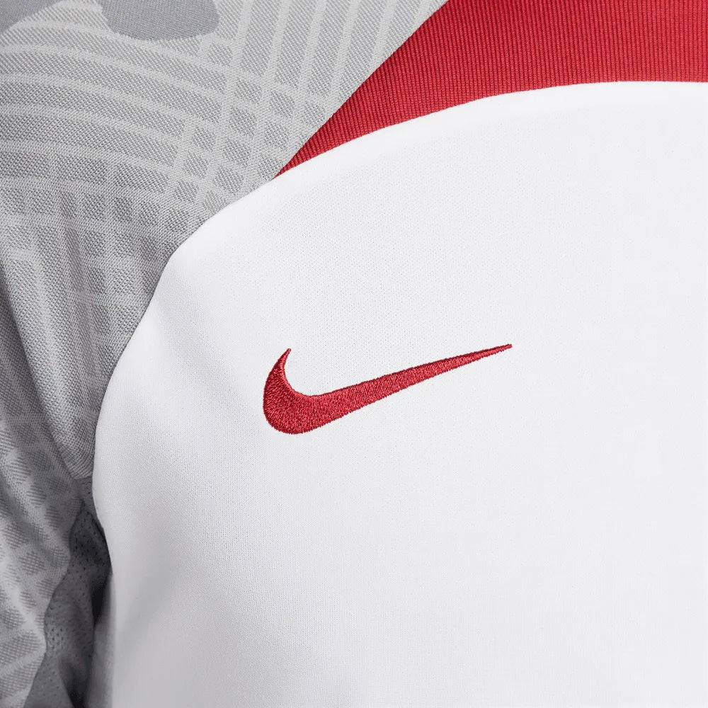 Nike 2022-23 Liverpool FC  Strike Training Jersey - White-Grey-Tough Red - Image 4